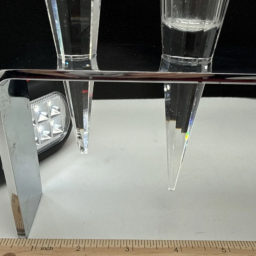 Swarovski Crystal Stalactite Candle Holder #182485 Andree Putman Design AS IS